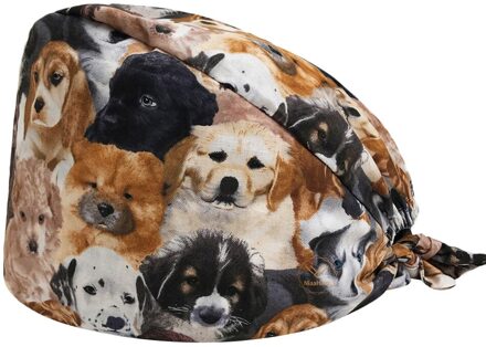 Scrubs Cap Vrouwen Katoen Stofdicht Werken Caps Cartoon Print Scrub Hoed Vrouwen Pet Store Werken Hoed prijs 22026