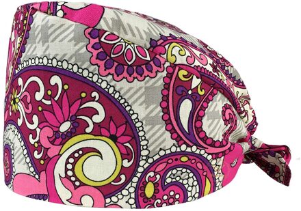 Scrubs Cap Vrouwen Katoen Stofdicht Werken Caps Cartoon Print Scrub Hoed Vrouwen Pet Store Werken Hoed prijs 22101