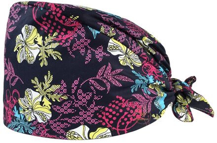 Scrubs Cap Vrouwen Katoen Stofdicht Werken Caps Cartoon Print Scrub Hoed Vrouwen Pet Store Werken Hoed prijs 22108