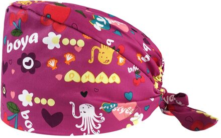 Scrubs Cap Vrouwen Katoen Stofdicht Werken Caps Cartoon Print Scrub Hoed Vrouwen Pet Store Werken Hoed prijs 22110