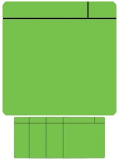 Scrum whiteboard magneet (groen)