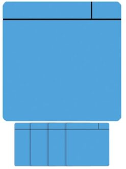 Scrum whiteboard magneet (licht blauw)
