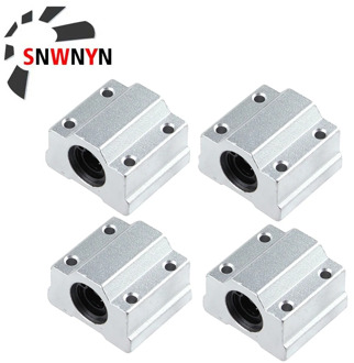 SCS8UU SCS6UU SCS10UU SCS12UU SCS8LUU SCS10LUU SCS16UU 8mm Linear Shaft Ball Bearing Block 4pcs/Set CNC Router 3D Printer Parts