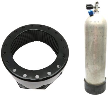 Scuba Dive Cilinder Platte Bodem Boot Base Voor Enkele 12L Aluminium Tank Laarzen Beschermkap