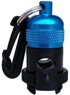 Scuba Duiken Duiker Regulator Octopus Slang Houder Met Clip Haak Tweede Fase Gesp Duiken Slang Houder Dubbele Slang Houder blauw