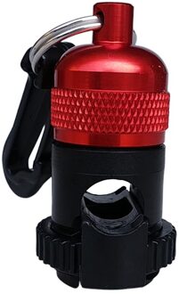 Scuba Duiken Duiker Regulator Octopus Slang Houder Met Clip Haak Tweede Fase Gesp Duiken Slang Houder Dubbele Slang Houder rood