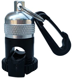 Scuba Duiken Duiker Regulator Octopus Slang Houder Met Clip Haak Tweede Fase Gesp Duiken Slang Houder Dubbele Slang Houder zilver