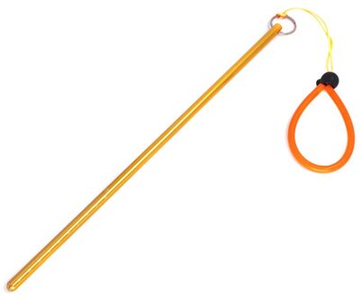 Scuba Kleurrijke Duiken Aluminium Kreeft Stok Pointer Staaf Met Rubber Lanyard Strap Noise Maker Lanyard Staaf Duiken Stok Oranje