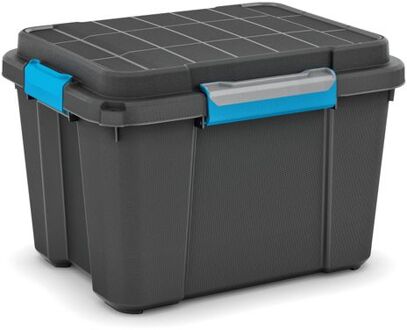 Scuba Opbergbox - waterdicht - 45L - zwart
