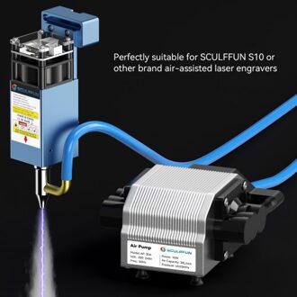 SCULPFUN 30L/Min Laser Air Assist Pump Air Compressor for S10 Laser Engraving Machine