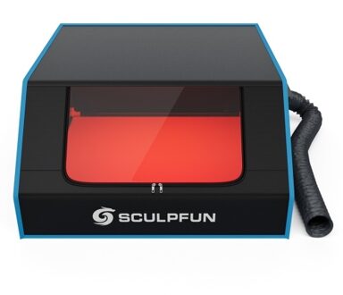 SCULPFUN B1 Laser Engraver Protective Cover with Powerful Suction Fan 680x765x380mm Large Size