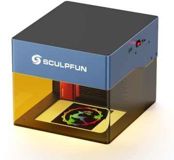 Sculpfun iCube Pro 5W Laser Engraver with Smoke Filter Temperature Alarm