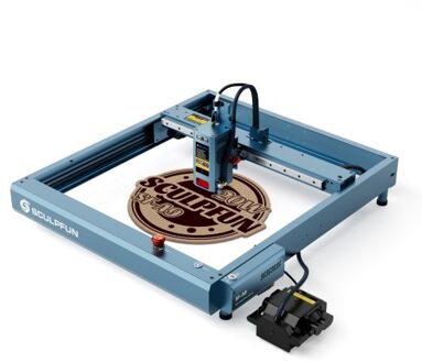 SCULPFUN SF-A9 20W Laser Engraving Machine with Automatic Air Assist