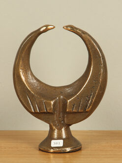 Sculptuur brons Naar Elkaar Groeien, 13 cm