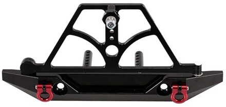 SCX10 Cnc Achterbumper Bull Bar Met Reservewiel Carrier Ketenen Voor Rock Crawler Rc Truck SCX10 Ii Jeep Wrangler