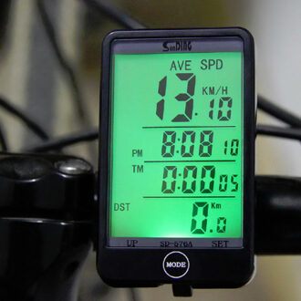 Sd-576A Waterdichte Auto Fietscomputer Licht Modus Touch Wired Fiets Computer Fietsen Snelheidsmeter Met Lcd Backlight