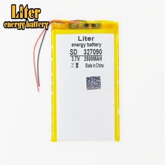 Sd Ce, Rohs, Msds Goedgekeurd Lipo Batterij 3.7V 327090 Voor Tablet Pc 2500Mah