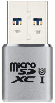 Sd kaartlezer USB 3.0 MICRO SD SDXC TF Card voor MAC high-speed kaartlezer aluminium Lichtgewicht draagbare mini memory Q80
