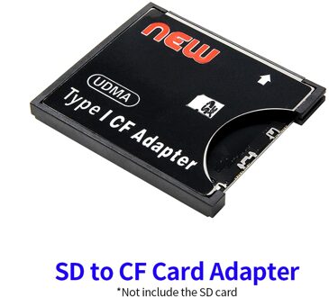 Sd Naar Cf Card Adapter Sd Naar Compact Flash Type I Card Converter Geheugenkaartlezer Ondersteuning Wifi Sd-kaart