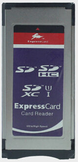 ! SD SDHX SDXC Kaart in Express Card SXS Card Adapter Expresscard kaartlezer Utral hoge snelheid 34mm