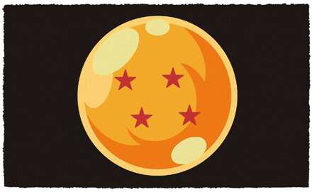 SD Toys Dragon Ball Super Doormat 4 Stars Dragon Ball 40 x 60 cm