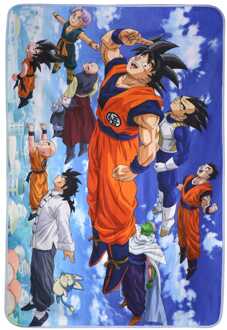 SD Toys Dragon Ball Super Fleece Blanket Universe Survival Heroes 100 x 150 cm