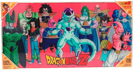 SD Toys Dragon Ball Z: Villains Glass Poster 60 x 30 cm