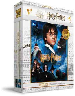 SD Toys Harry Potter Jigsaw Puzzle with 3D-Effect Philosopher's Stone Poster (100 pieces)