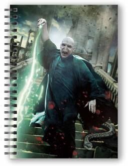 SD Toys Harry Potter: Voldemort Lenticular Spiral Notebook