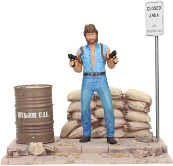 SD Toys Invasion USA: Matt Hunter (Chuck Norris) 18 cm PVC Statue