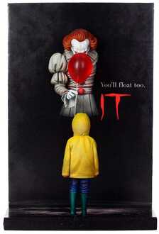 SD Toys It Poster PVC Figure Pennywise & Georgie 20 cm