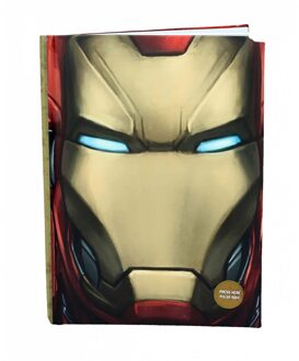 SD Toys Marvel: Iron Man Face Notebook with Light