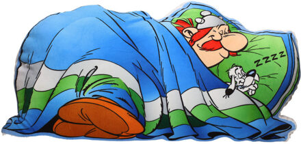 SD Toys Obelix Sleeping COJIN Shape Asterix, Acrylic, Blue, 73x 34x 14cm