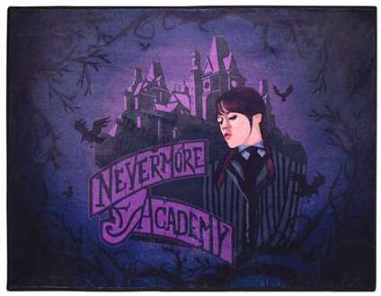 SD Toys Wednesday Indoor Mat Nevermore Academy 80 x 60 cm