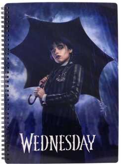SD Toys Wednesday Notebook with 3D-Effect Rain