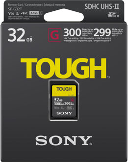 SDHC 32GB Tough UHS-II R300 W299