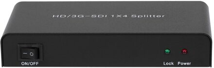 SDI 1X4 Splitter Video Converter 3G/HD/SDI Repeater Distributie Extender Brede Volatge Ingang Lossless transmissie EU