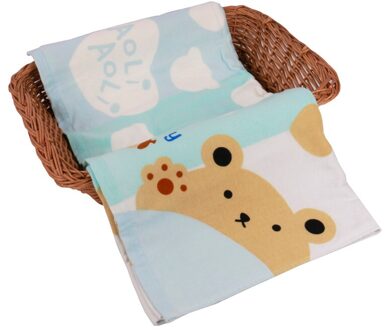 Sdjf Gaas Katoenen Baby Handdoek Set Wonderbaarlijke Badhanddoek Strandlaken Voor Thuis 100% Katoenen Gezicht Handdoek Badkamer Gezicht Handdoek blauw / Face 34x72cm 95g