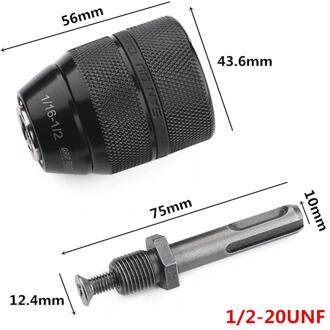 Sds Keyless Boor Metalen Chuck Quick Change Adapter Chroom Vanadium Staal Converter Voor Elektrische Boormachines Universele Chuck