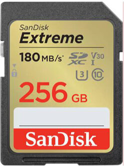 SDXC Extreme 256GB 180mb/s