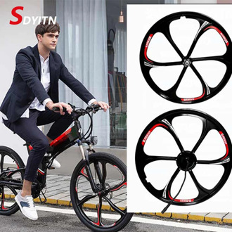 SDYITN 20/24/26 inch 3 Knives 6 Knives 10 Knives Integrated Hub Motor 36V48V350W Mountain Bike Modified Electric