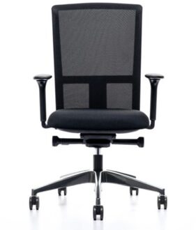 se7en pro bureaustoel, model lx212, kleur zwart (netbespanning)
