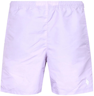 Sea Boxershorts met elastische tailleband Marcelo Burlon , Purple , Heren - M,S