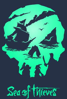 Sea Of Thieves 2nd Anniversary Logo Women's T-Shirt - Navy - M - Navy blauw