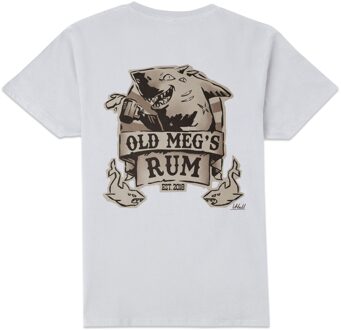 Sea Of Thieves Old Meg's Rum Unisex T-Shirt - White - XL Wit