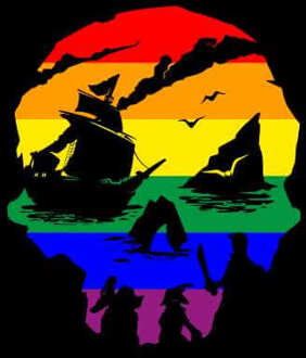 Sea of Thieves Reapers Mark Pride T-Shirt - Black - L Zwart