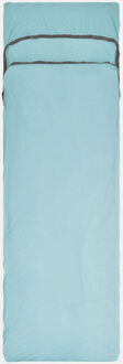 Sea to Summit Comfort Blend Rectangular With Pillow Sleeve Lakenzak Blauw - One size