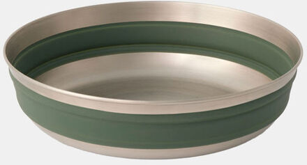 Sea to Summit Detour Stainless Steel Collapsible Bowl - L Servies Groen - One size
