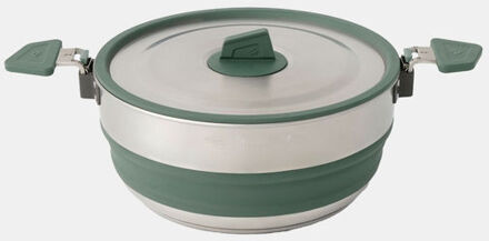 Sea to Summit Detour Stainless Steel Collapsible Pot 3L Groen - One size