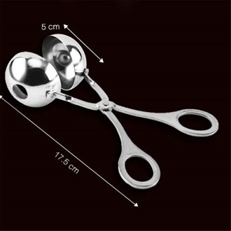 Seaan Vlees Baller Geen-Stok Gehaktbal Maker Met Afneembare Anti-Slip Handgrepen, Rvs Vlees Baller Tang